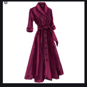 J Peterman Co 40's inspired Cord Dress Black Sz14